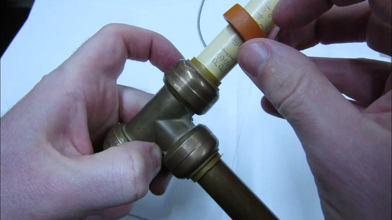 HOW TO USE A SHARKBITE FITTINGS YouTube