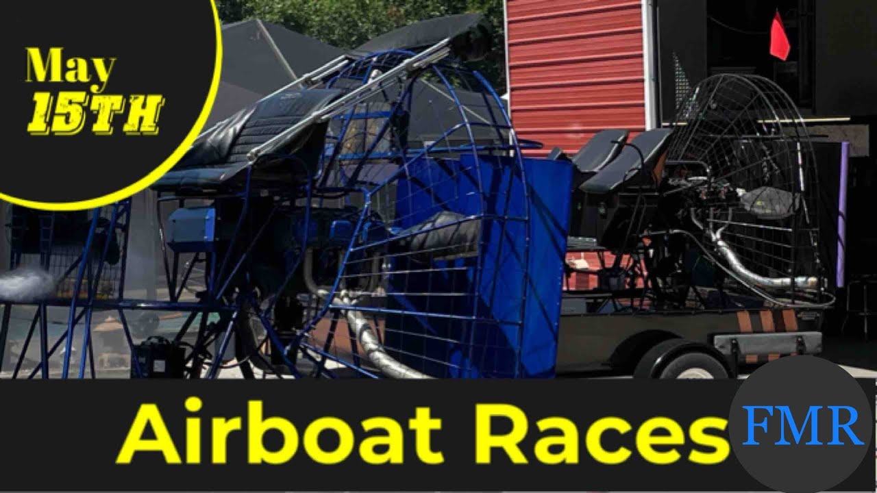 Airboat racing this weekend - YouTube