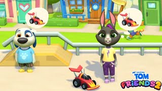 My Talking Tom Friends 2 Gameplay : Car Racing  screenshot 1