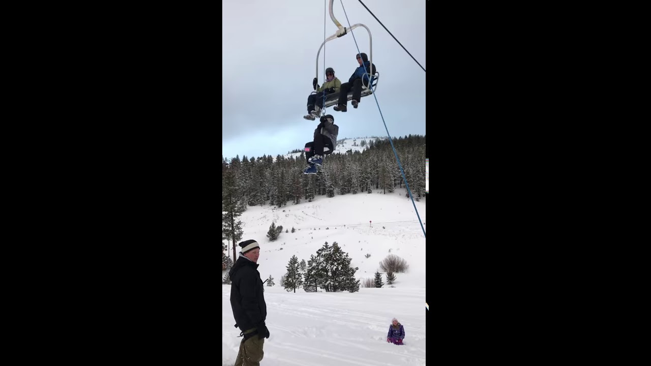 Lift Evacuation Practices With Warner Canyon Ski Patrol