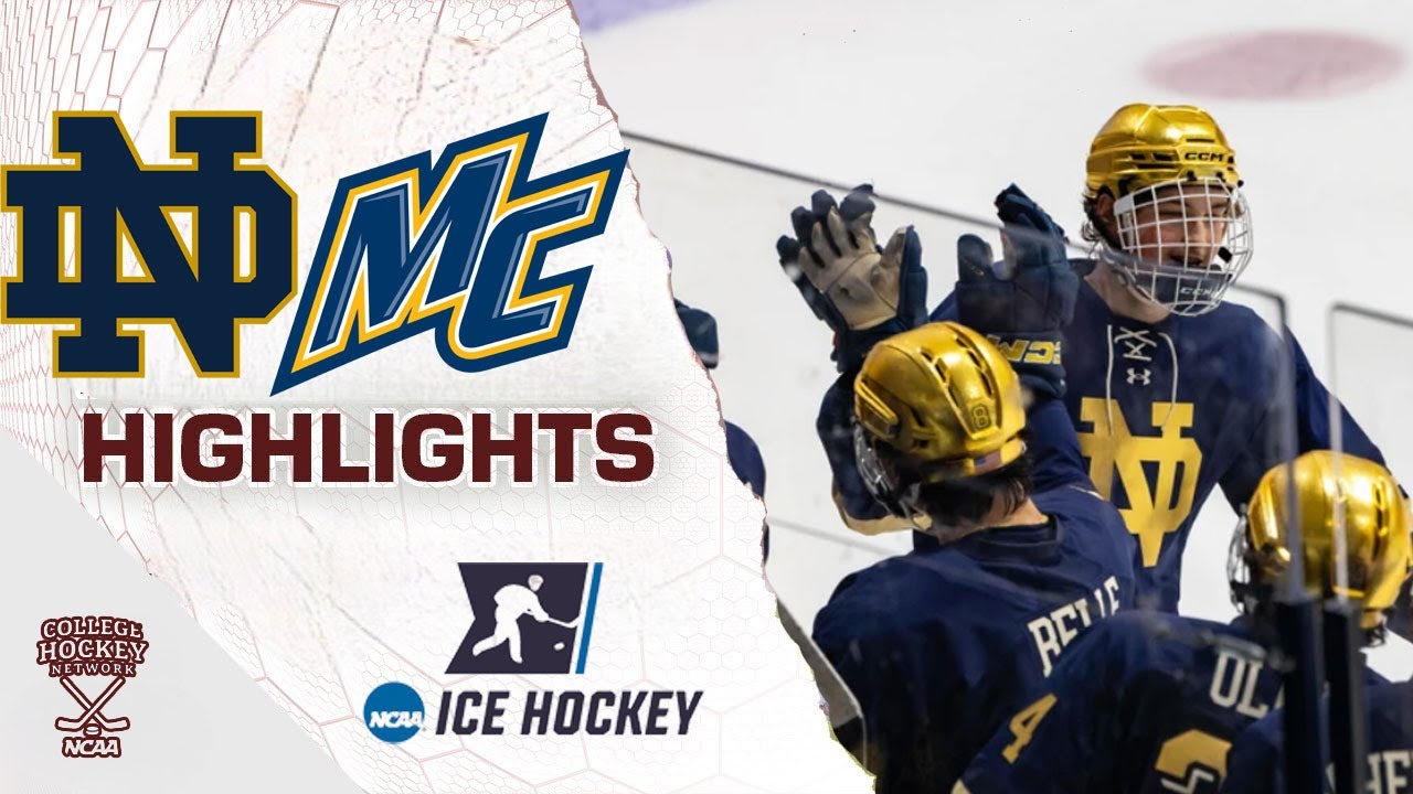 Notre Dame vs Merrimack | NCAA College Hockey Highlights | November 26, 2025