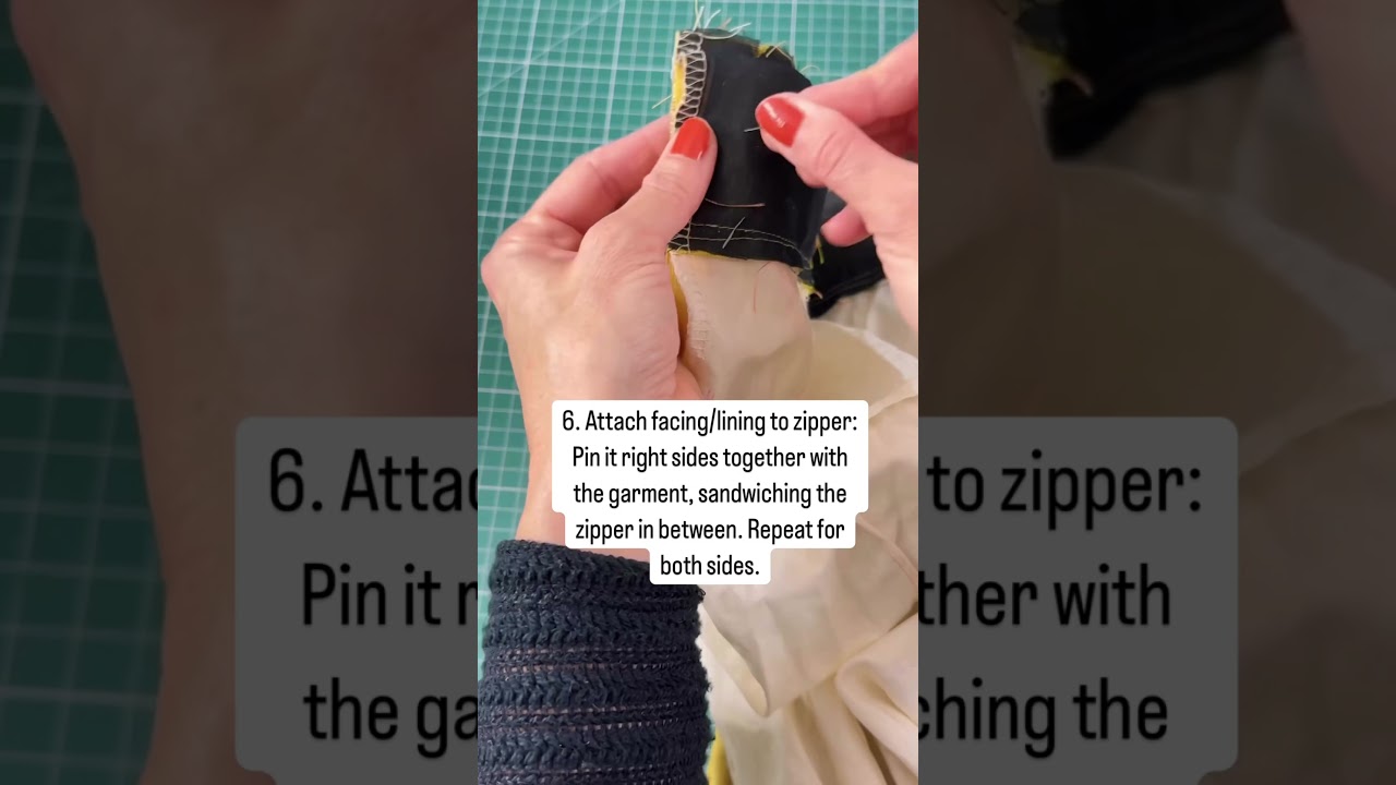 insert invisible zipper in lined dress Mastering Lining Attachment for Invisible Zippers