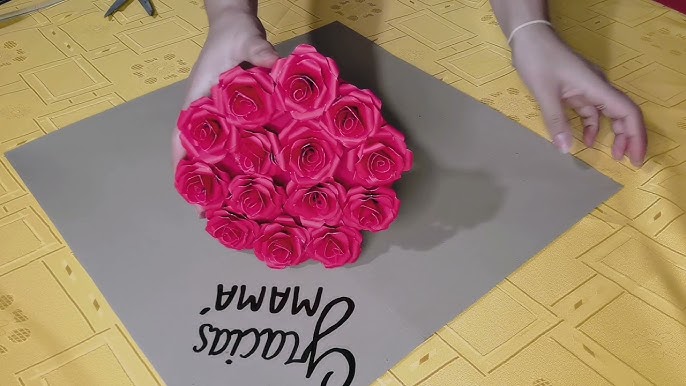 como Doblar papel Coreano para envolver 7 Flores Eternas