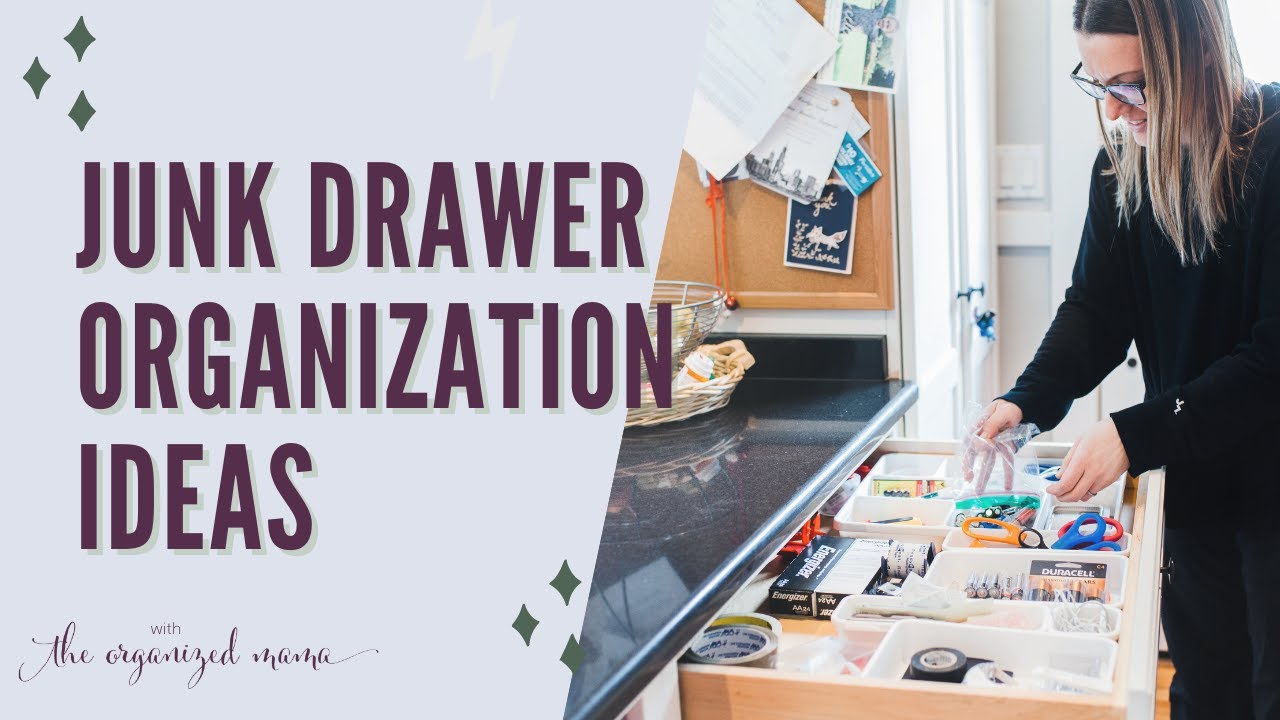 Junk Drawer Organization Ideas - YouTube