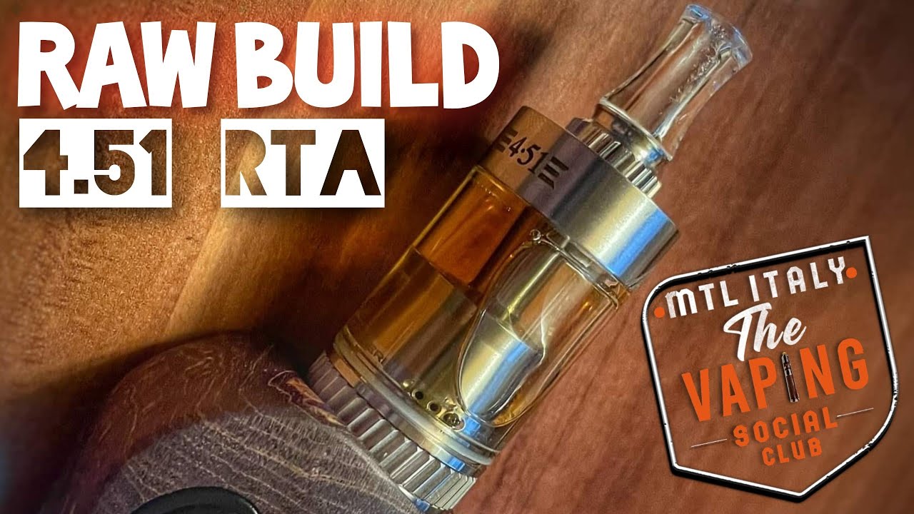 RAW BUILD - 4.51 RTA by ANGRY FOX VAPE - YouTube