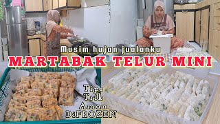 JUALANKU DIMUSIM HUJAN MARTABAK TELUR MINI BISA DI FROZEN #martabak #martabaktelurmini#martabaktelur