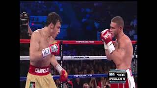 Julio Cesar Chavez Jr vs Peter Manfredo Jr boxing highlights