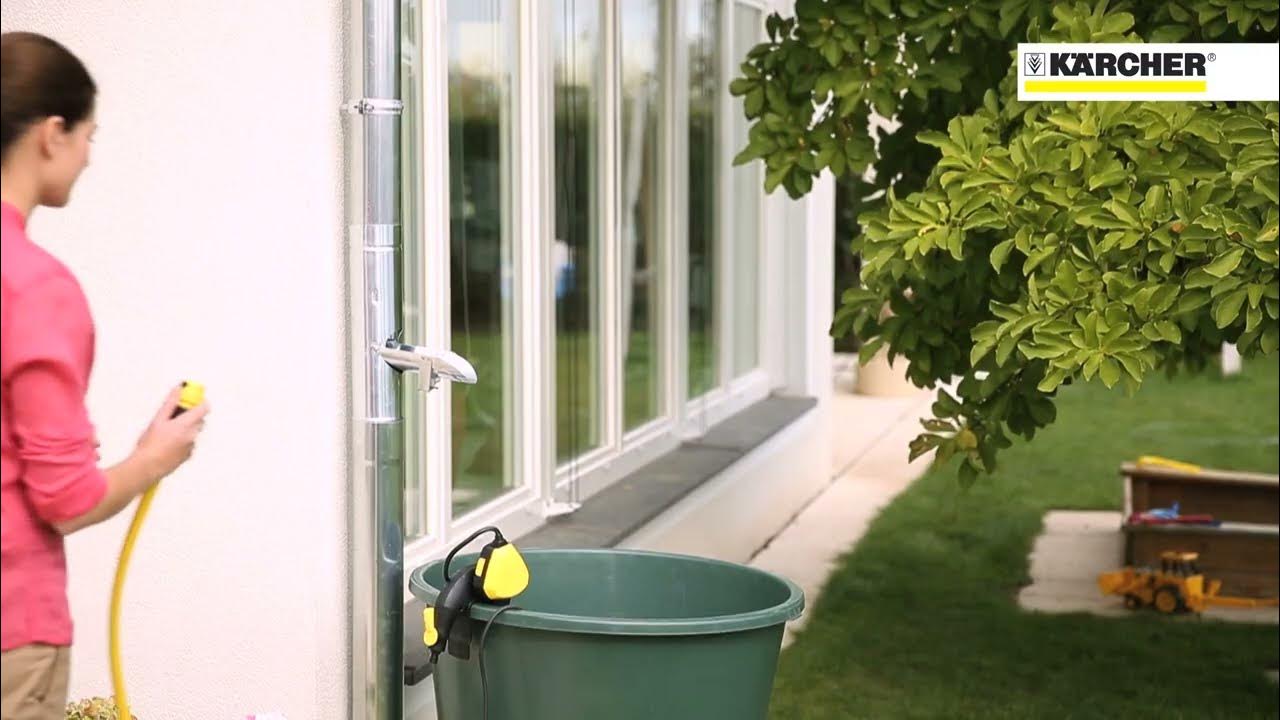 Насос для полива из бочки KARCHER BP 1 Barrel 400Вт 3800л - YouTube