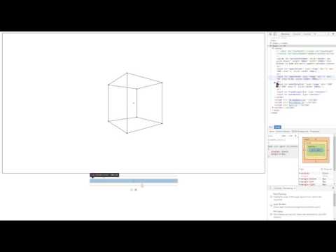 3D Cube on HTML5 Canvas