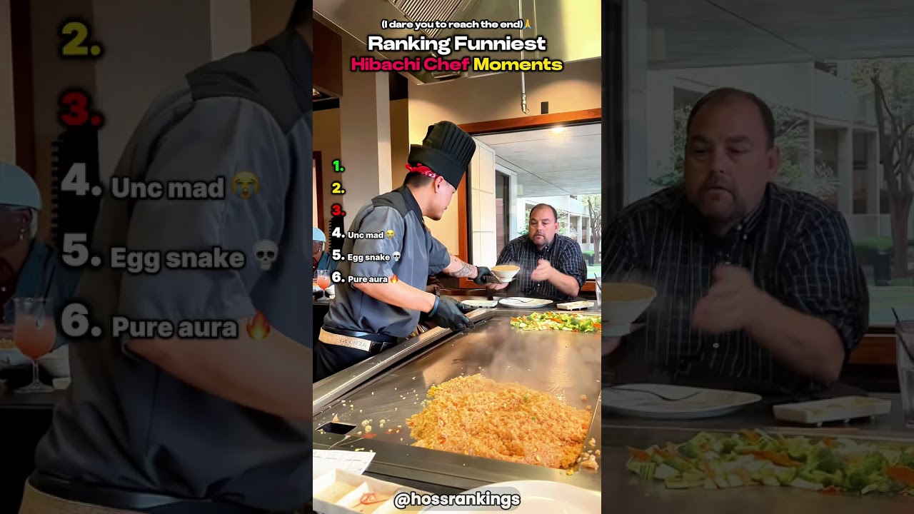 Ranking Best Hibachi Chef Moments😭🔥