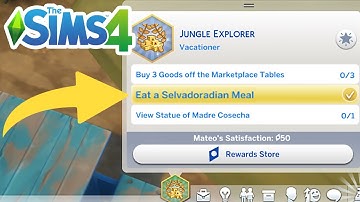 How To Eat A Selvadoradian Meal (Jungle Explorer Aspiration Completion) - The Sims 4