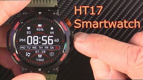 HT17 Smartwatch | Bluetooth calling military smartwatch | Best budget smartwatch? | LED flashlight