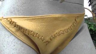 VINTAGE BUTTERSOFT LEATHER 1970s BIKINI EAST WEAST MUSICAL INSTRUMENTS JACKET STYLE MSFIRECRACKER VINTAGE CLOTHING @VintageFashionShow