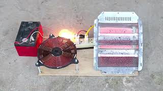 Alternative in the gas crisis / How to make a Induction Heater By Magnet and coil