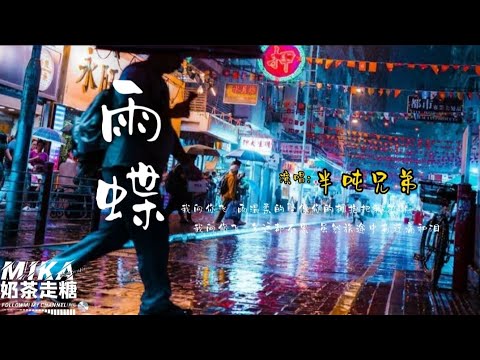 半吨兄弟 - 雨蝶『我向你飞 雨温柔的坠 像你的拥抱把我包围』【EP:原声版/超高音质/動態歌词Lyrics】🎵TikTok