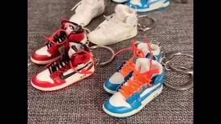 Air Jordan 1 x Off White 3D Keychain