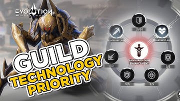 Guild Technology Guide | Eternal Evolution