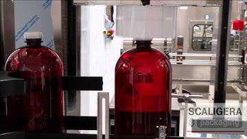 SCALIGERA PACKAGING Sleeve Applicator and Shrink Tunnel for BODY 12 L Kegs 1500 bph