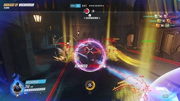 Overwatch - Reaper/Zarya ultimate combo [Tournament gameplay]