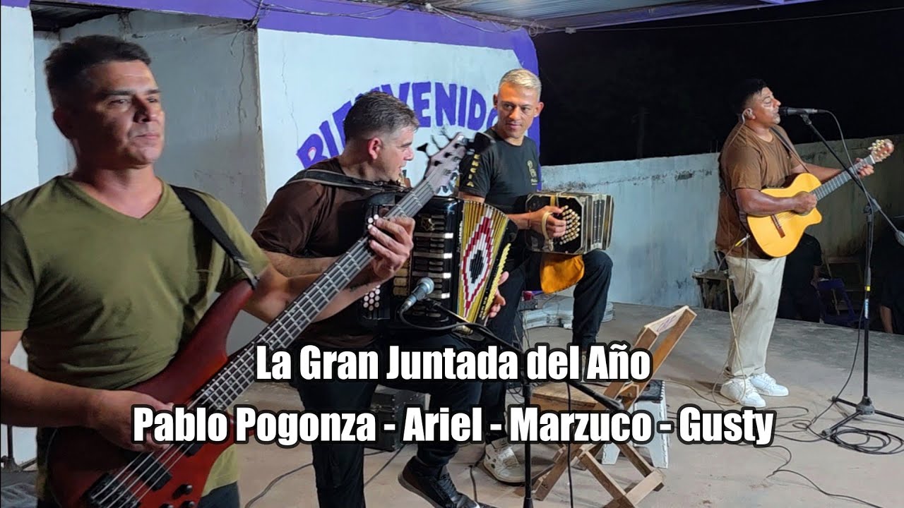 La Gran juntada del año / Pablo Pogonza - Ariel - Marzuco - Gusty | La Fiore de Santos Lugares