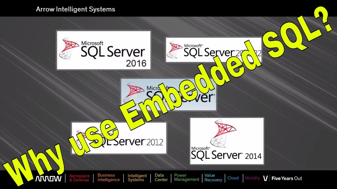 Why Use the Embedded Version of SQL Server? - YouTube