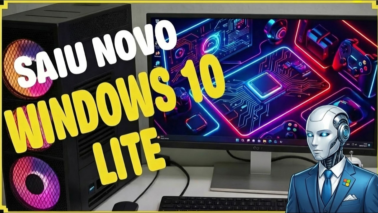 WINDOWS 10 LITE 2026: O FIM DOS TRAVAMENTOS EM PC FRACO! 🔥