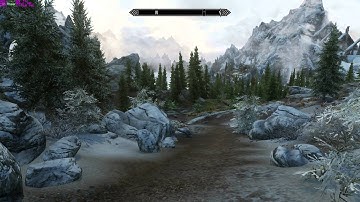Quick demonstration of Skyrim ENB shadow-like anomaly