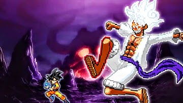 Goku Blizzard OP (all form) (New) VS Wano Luffy V4 OP (all form) in Jump Force Mugen