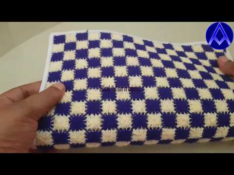 Woolen & Canvas Purse Stitching-Part-1/உல்லன் பேக் பின்னல் மாதிரி