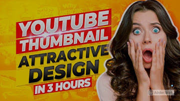 I will design amazing youtube thumbnail in 3 hours