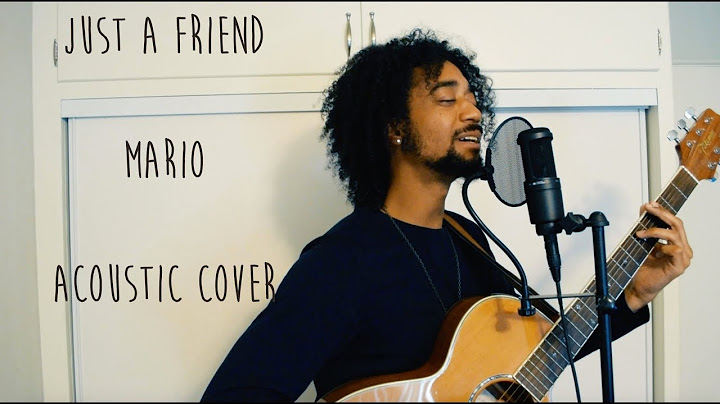 Just a Friend Acoustic version - Acoustic performance video thumbnail
