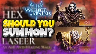 HEX AND LASEER! Should You Summon? [Watcher of Realms]