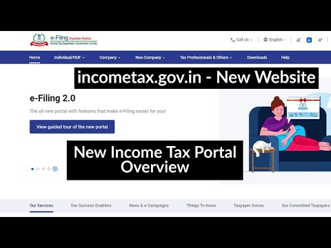 New income tax portal - Overview and Go Through incometaxindia.gov.in | Live Demo
