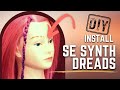 Single Ended (SE) DIY How to Install Synthetic Dreads - DoctoredLocks.com