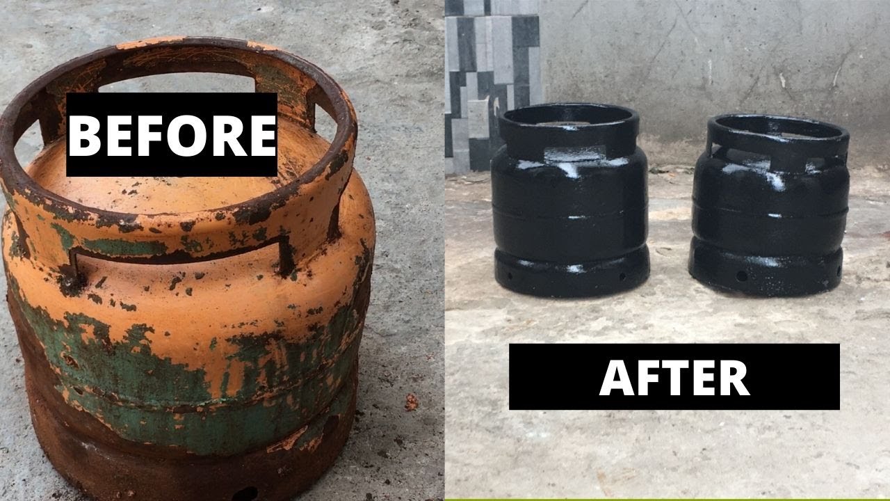 How To Repaint Gas Cylinder To Look New In Lagos Nigeria