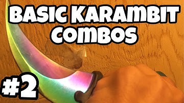 How To Learn A Basic Karambit Combo #2