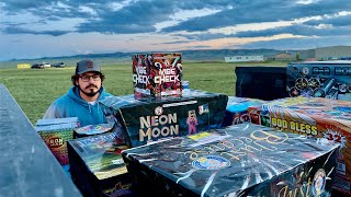 LIGHTING A LITERAL TON OF FIREWORKS IN WYOMING