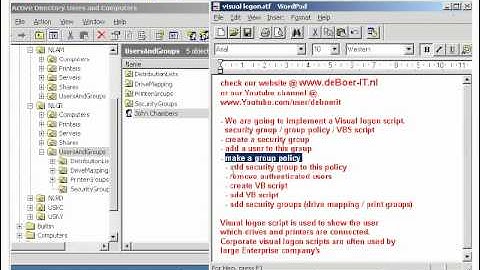Corporate Visual logon script
