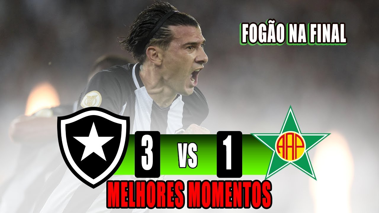 Botafogo 3 X 1 Portuguesa-RJ | MELHORES MOMENTOS COMPLETOS| TAÇA RIO ...