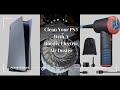 Clean out your ps5 using a roedix electric air duster