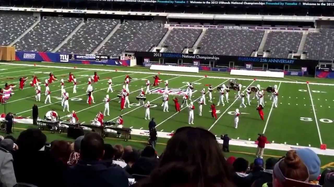 STHS Marching Band 2013 Nationals USBands Competition second place