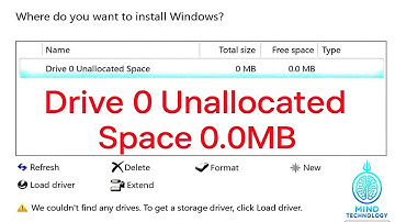 Windows Install Error "Drive 0MB" Fix 🔧 | HDD/SSD Not Showing Space 2025 | 100% Working