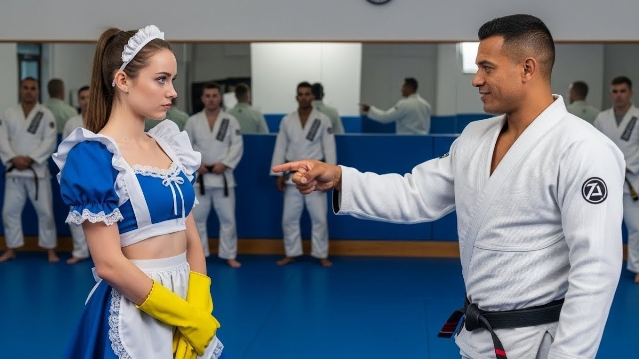 Чёрный пояс вызвал уборщицу на бой — но её ответ перевернул весь зал!