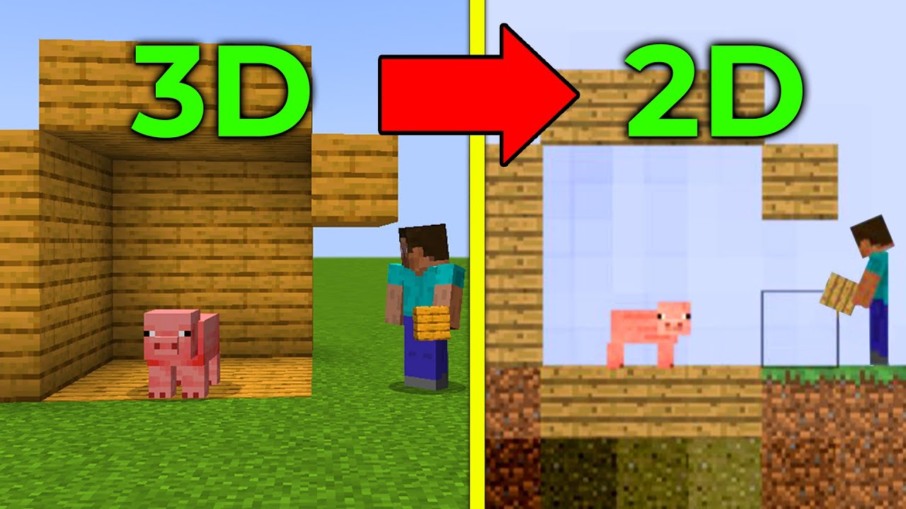 minecraft 2d  2022 New  Converti MINECRAFT en un JUEGO 2D