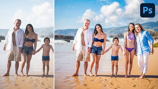 The Best Way to Edit Vacation Photos FAST! - Photoshop Tutorial