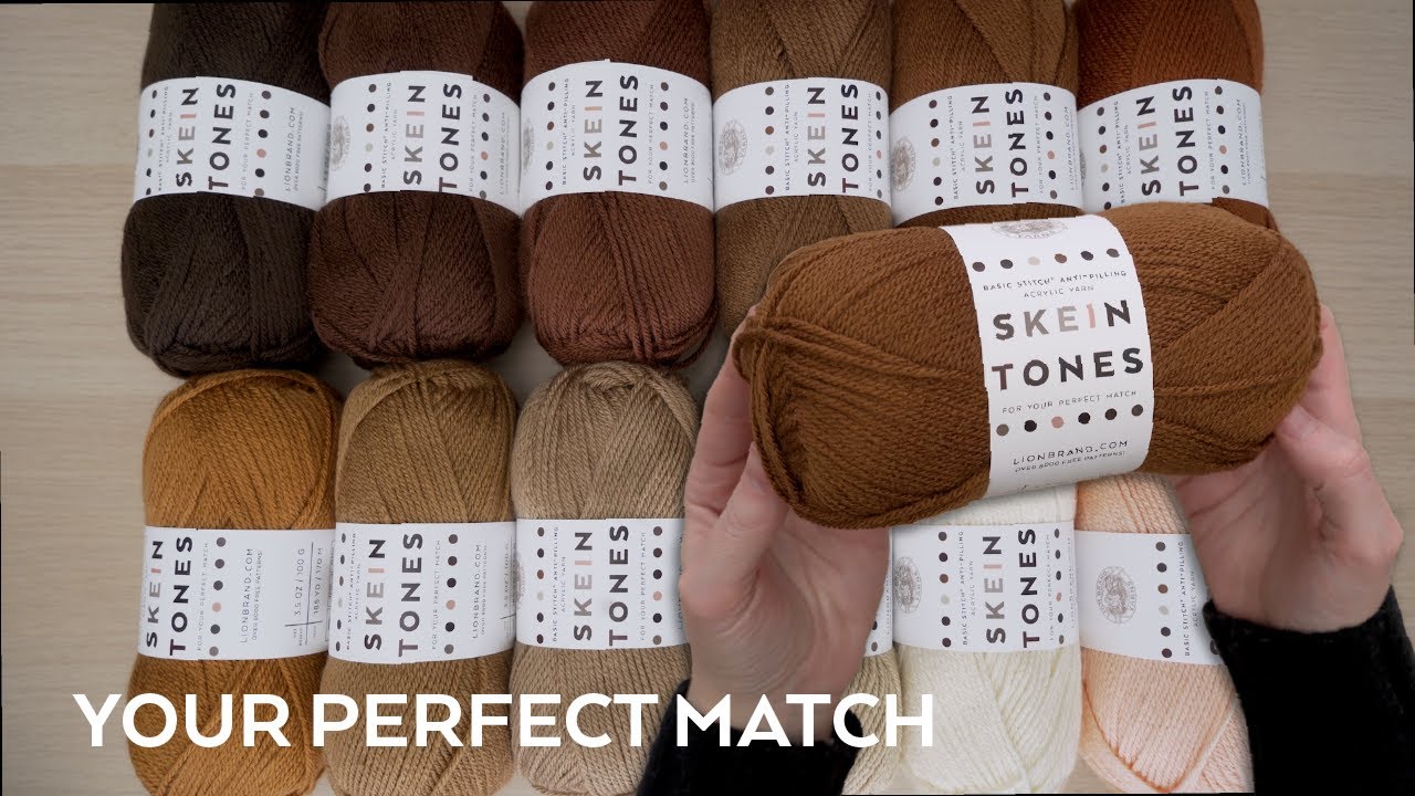 Lion Brand Yarn Basic Stitch Anti Pilling Skein Tones Ivory Anti Pilling Medium Acrylic Off-White Yarn 3 Pack, Size: 3.5 oz