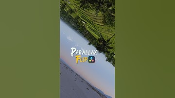 Parallax sky flip in DaVinci Resolve