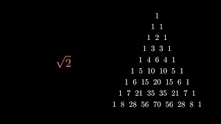 El algoritmo olvidado entre el Triángulo de Pascal y  √2
