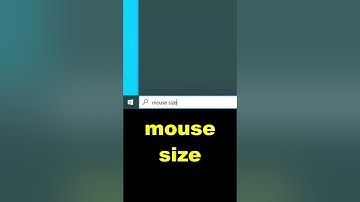 Change Mouse Pointer Size in Windows