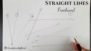How to Draw Straight Lines- freehand